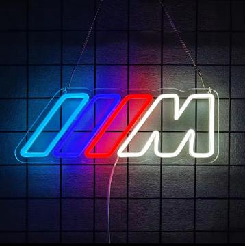 Bmw m led schilderij beschikbaar voor biedingen
