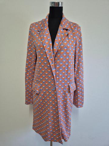 Jas79 - Nieuw blauw-oranje Via Fillungo jasje maat L (1) beschikbaar voor biedingen