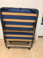 Inklapbaar logeerbed - ruimtebesparend!, Ophalen, Gebruikt, Eenpersoons, Blauw