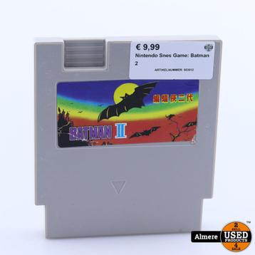 Nintendo Snes Game: Batman 2 beschikbaar voor biedingen