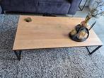 Massief eiken salontafelset Goossens, Ophalen, Gebruikt, 50 tot 100 cm, Minder dan 50 cm