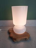 Ikea Lykta lamp Mushroom helder wit, Minder dan 50 cm, Glas, Ophalen of Verzenden, Zo goed als nieuw