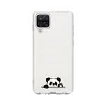 Samsung Galaxy A42 transparant siliconen hoesje - Panda, Nieuw, Overige modellen, Frontje of Cover, Verzenden