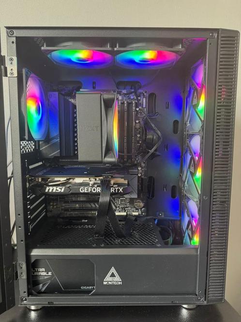 Moderne Game PC – Ryzen 5 7600 – RTX 4060 – 16GB DDR5 – 1TB, Computers en Software, Desktop Pc's, Zo goed als nieuw, 4 Ghz of meer