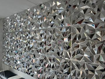 3D wandpanelen 50x50 cm spiegelend 8 euro per stuk beschikbaar voor biedingen