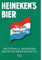 Heineken bier bevrijding actiefolder 1995 slijterij/grooth., Verzamelen, Biermerken, Heineken, Gebruikt, Ophalen of Verzenden