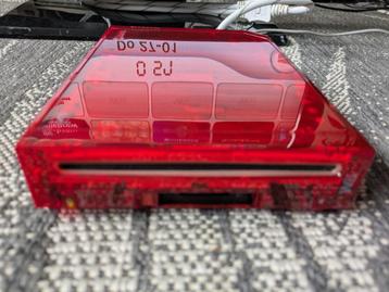 Wii Transparant Rood NIEUWE Behuizing beschikbaar voor biedingen
