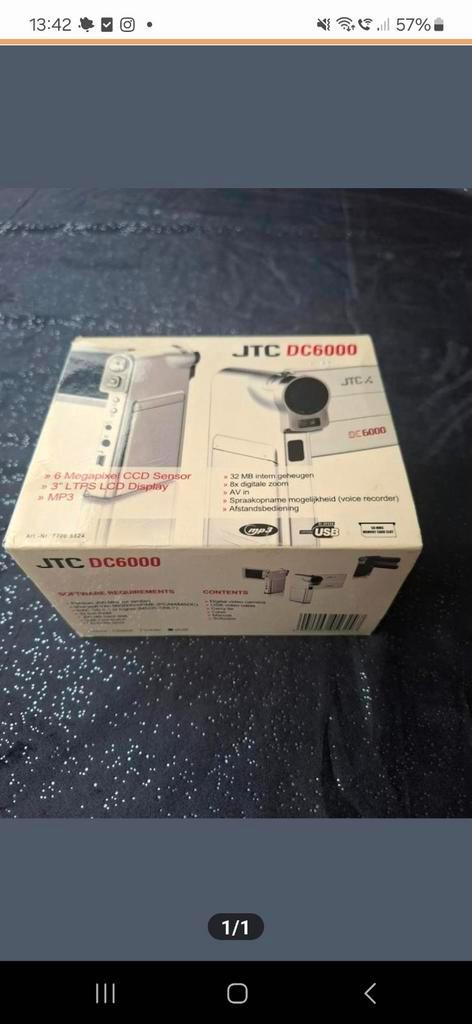 JTC DC6000 Camera - Nieuw in doos!, Audio, Tv en Foto, Videocamera's Digitaal, Nieuw, Camera, Overige soorten, Overige merken