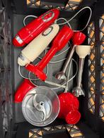 2 Smeg Staafmixers met Accessoires, Witgoed en Apparatuur, Blenders, Ophalen of Verzenden, Gebruikt, Blender-accessoire