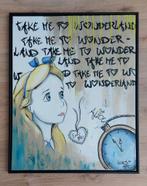 Alice in wonderland street art, Ophalen of Verzenden