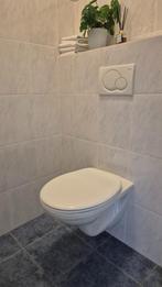 JIKA toiletpot keramisch wit met bril, Ophalen of Verzenden, Gebruikt, Steen, Toilet