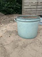 Vintage zinken bakken, Ophalen, Minder dan 30 cm, Minder dan 60 cm, Zo goed als nieuw