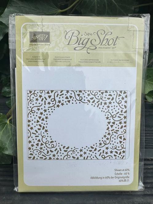 Stampin’ Up! Confetti Embossing Folder, Hobby en Vrije tijd, Scrapbooking, Zo goed als nieuw, Overige merken, Ophalen of Verzenden