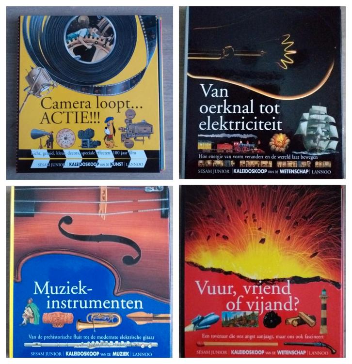 Sesam Junior. Kaleidoskoop v.d. Kunst-Wetenschap-Muziek. 4x, Boeken, Hobby en Vrije tijd, Zo goed als nieuw, Overige onderwerpen