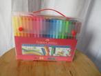 nieuwe koffer met  60 faber Castell connector viltstiften, Hobby en Vrije tijd, Tekenen, Ophalen of Verzenden, Nieuw, Potlood of Stift
