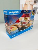 PLAYMOBIL Pirates Piratenschip - 71418 piraten boot schip, Ophalen of Verzenden, Zo goed als nieuw, H, H