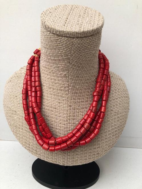 Handgemaakte Halsketting - Oude Naga Necklace, Sieraden, Tassen en Uiterlijk, Antieke sieraden, Ketting, Overige materialen, Ophalen of Verzenden