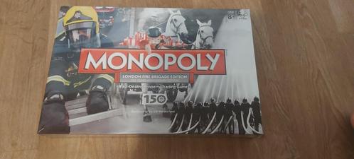 bordspel Monopoly London Fire Brigade in seal fraai, Hobby en Vrije tijd, Gezelschapsspellen | Bordspellen, Nieuw, Een of twee spelers