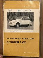 Vraagbaak voor Citroën 2CV Eend 1962-1963, Ophalen of Verzenden