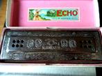 The Echo Harp Hohner 55/80 M 2 C/G Mondharmonica, Ophalen of Verzenden, Zo goed als nieuw, Met koffer of doosje