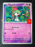 Pokémon Ralts #021 McDonalds JAP M-P Promos, Ophalen of Verzenden, Zo goed als nieuw, Losse kaart