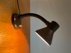 Vintage midcentury wandlamp - bruin jaren 60 / 70 design, Ophalen of Verzenden, Zo goed als nieuw, Metaal, Vintage midcentury sixties seventies design