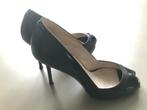 Karen Mililen peep toe pumps - 38,5, Karen Millen, Zwart, Ophalen of Verzenden, Zo goed als nieuw