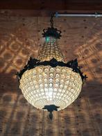 Frans empire kroonluchter, Ophalen, Gebruikt, Glas
