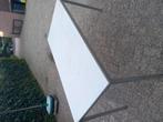 Tafel met metalen onderstel, Doe-het-zelf en Verbouw, Platen en Panelen, Ophalen, Gebruikt, Overige materialen