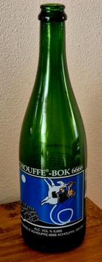 Lege fles Chouffe Bok 6666 bier collector's item uit 1994, Verzamelen, Biermerken, Ophalen of Verzenden, Zo goed als nieuw, Flesje(s)