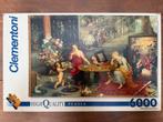 6000 Clementoni Allegorie van Zicht en Reuk puzzel, Ophalen of Verzenden, Meer dan 1500 stukjes, Zo goed als nieuw, Legpuzzel