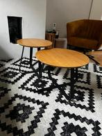 Set van 2 salontafels, Ophalen, Overige materialen, Rond, 50 tot 100 cm