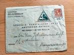 Zeer oude en bijzondere 1e dag envelop luchtpost 18-12-1933, Ophalen of Verzenden, Nederland