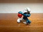 Kegelende / bowlende Smurf - Lichtrode bal, Ophalen of Verzenden, Gebruikt, Overige Smurfen, Poppetje, Figuurtje of Knuffel