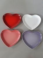 Le Creuset hartvormige bordjes set van 4 Nieuw, Huis en Inrichting, Nieuw, Ophalen of Verzenden, Bord(en), Overige stijlen