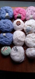 Mohair & Angora Wol - 12 Bollen, Hobby en Vrije tijd, Breien en Haken, Ophalen