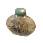 Vintage Chinese reverse painted snuff bottle, Antiek en Kunst, Antiek | Glas en Kristal, Ophalen of Verzenden