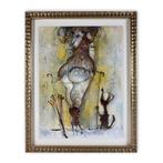 Uniek schilderij van Guy Olivier - 85 x 70 cm, Ophalen of Verzenden