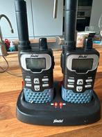 Alecto Portofoon Set met Oplader, Gebruikt, Ophalen of Verzenden, Portofoon of Walkie-talkie, Handsfree-functie