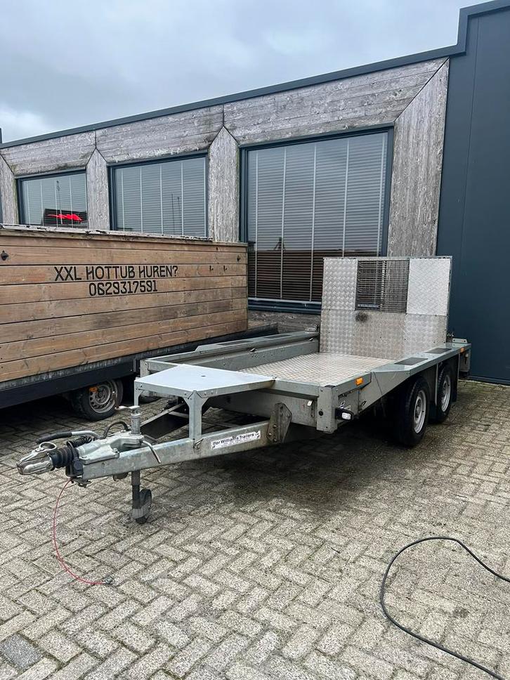 Ifor Williams GX27 machine transporter 2018, Auto diversen, Aanhangers en Bagagewagens, Zo goed als nieuw, Ophalen