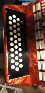 Accordeon Hohner Harmona Weltmeister, Muziek en Instrumenten, Accordeons, Ophalen, Gebruikt, 32-bas, Knopaccordeon