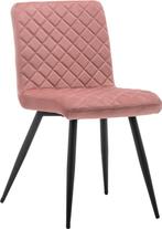 Eetkamerstoelen Set van 4 Bastion - Roos, Huis en Inrichting, Stoelen, Ophalen, Nieuw, Vier, Metaal