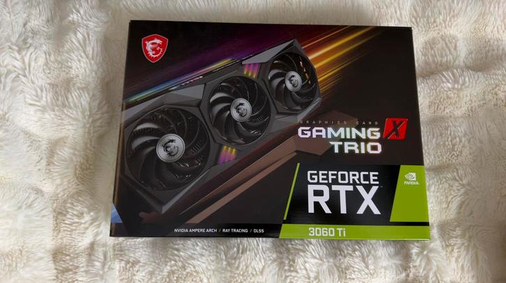 RTX 3060 TI Gaming X Trio 8 GB, Computers en Software, Videokaarten, Zo goed als nieuw, PCI-Express 4.0, GDDR6, HDMI, Ophalen
