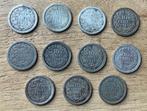 serie 10 cent Wilhelmina Hermelijnen Mantel, Postzegels en Munten, Munten | Nederland, Ophalen, Setje, Zilver, 10 cent