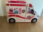 Barbie ambulance met licht en geluid, Ophalen of Verzenden, Gebruikt