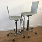 6 IZGS Vitra High Counter Chair stoel kruk MVS 03 .03, Huis en Inrichting, Stoelen, Grijs, Ophalen of Verzenden, Zo goed als nieuw