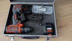 Black and Decker Cordless Drill and Screwdriver with case, Doe-het-zelf en Verbouw, Gereedschap | Handgereedschap, Ophalen, Gebruikt