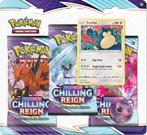 Pokemon TCG - Chilling Reign: Snorlax 3-Pack Blister, Ophalen of Verzenden, Nieuw, Overige typen