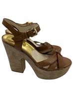 Michael Kors hakken 38,5, Bruin, Ophalen of Verzenden, Zo goed als nieuw