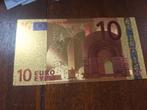Golden bankbiljet 10 euro, Postzegels en Munten, Bankbiljetten | Europa | Eurobiljetten, 10 euro, Ophalen of Verzenden